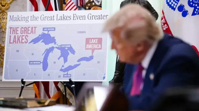 Google Haritalar Ontario Gölü'nün adını "Amerika Gölü" yaptı