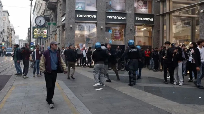 Milano'da devam eden şiddet olaylarında 160 kişi gözaltına alındı