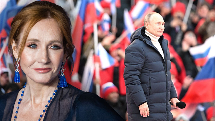 J.K. Rowling'ten Rusya'yı kendi durumuna benzeten Putin'e cevap