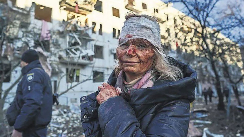 Ukrayna savaşının simge fotoğrafının tablosu 100 bin dolara satıldı