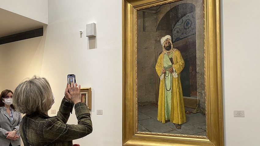 Osman Hamdi Bey sergisi MSGSÜ İstanbul Resim ve Heykel Müzesi'nde açıldı