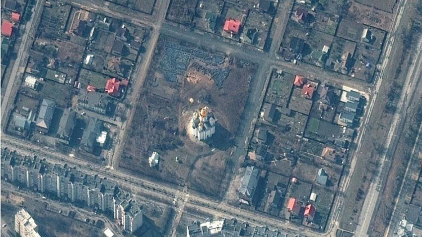 Buça'daki katliam uydu görüntülerinde