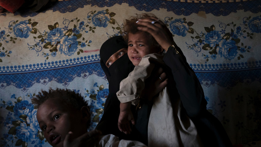 Yemenli mülteciler. 24 Ekim 2016 (Fotoğraf: Tyler Hicks/The New York Times)