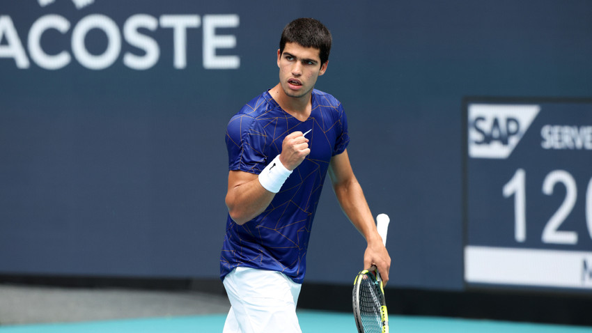 Nadal'dan sonra Djokovic'i de yenen 19 yaşındaki Alcaraz, Madrid'te finalde