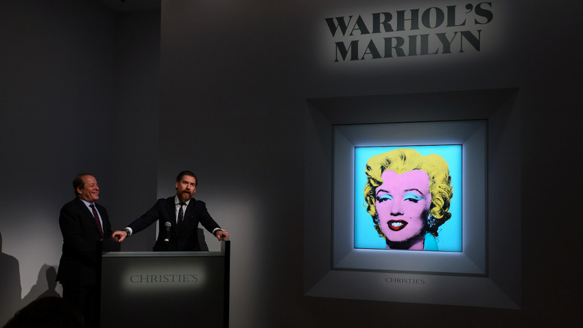 Andy Warhol'un Marilyn Monroe portresi 195 milyon dolara satıldı