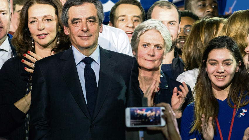 Eski başbakan François Fillon ve eşi Penelope
