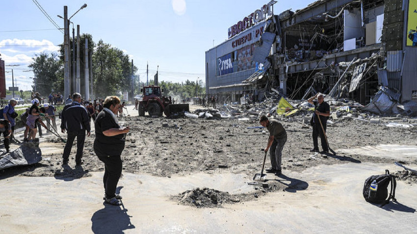 Ukrayna'nın Harkiv şehrine füze saldırısı düzenlendi