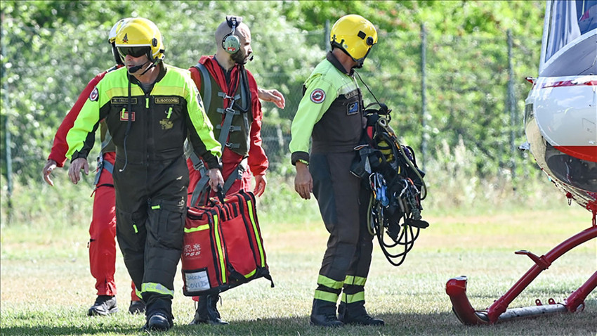 İtalya'da düşen helikopterden kurtulan olmadı