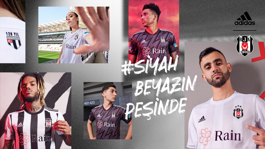 Beşiktaş'ın 2022/23 sezonu formaları taraftarın beğenisine sunuldu