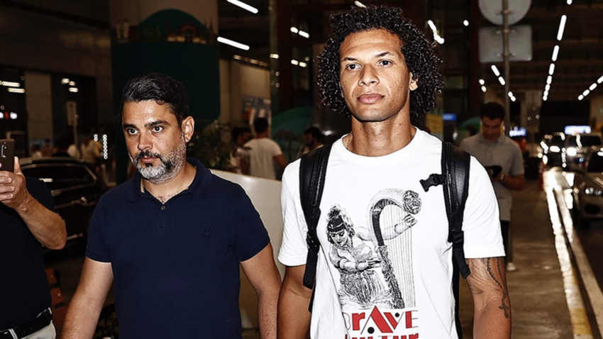 Fenerbahçe'nin prensip anlaşmasına vardığı Willian Arao, İstanbul'a geldi