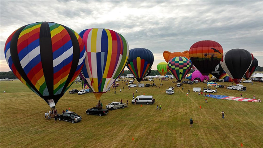 ABD'nin en büyük sıcak hava balonu festivali başladı