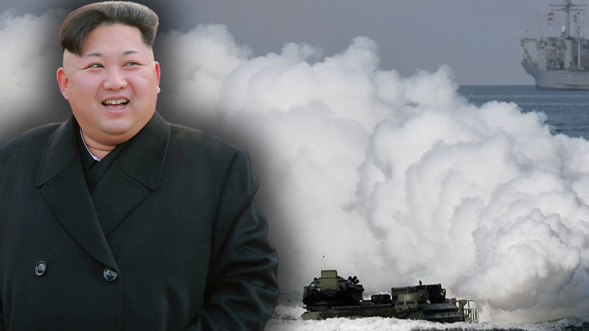 Güney Kore ve ABD'nin askeri tatbikatı Kuzey Kore için işgal provası