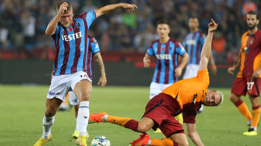 Trabzonspor-Galatasaray maçında kazanan çıkmadı