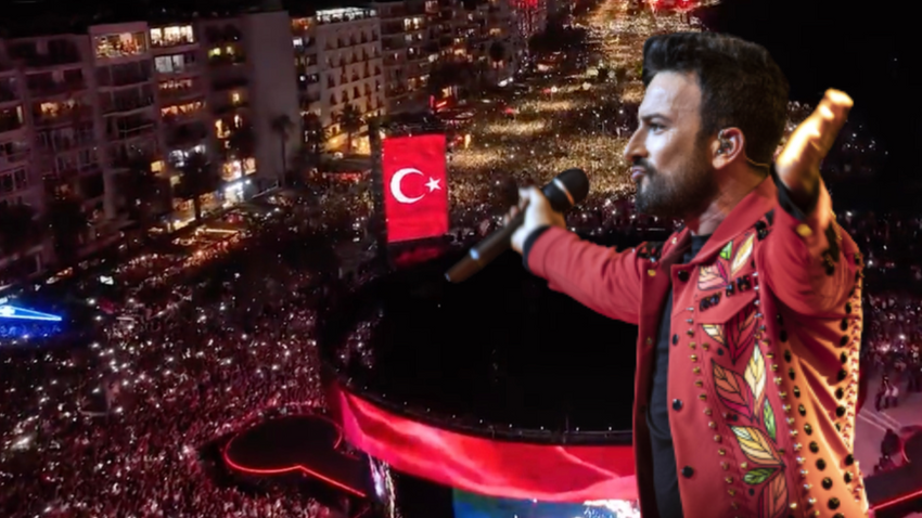 İzmir'de işgalden kurtuluşun 100. yılı kutlanıyor: Tarkan sahneye çıktı