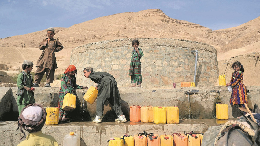 Afganistan’ın Bala Murghab ilçesinde iklim değişikliği çatışmalardan daha ölümcül bir düşman. / Hoshang HashImI/Agence France-Presse — Getty Images