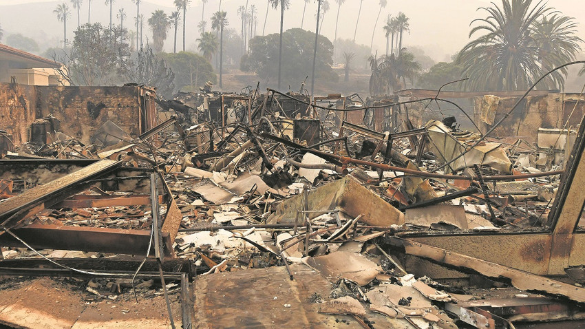 Aralık 2017’deki Thomas Yangını’nda Güney California’da Ventura ve Santa Barbara çevresinde çıkan orman yangınlarında aşağı yukarı 114.078 hektarlık bir alan yanmıştı. Ventura’daki Vista del Mar Hastanesi’ndeki binalar da yanan alanlar arasındaydı