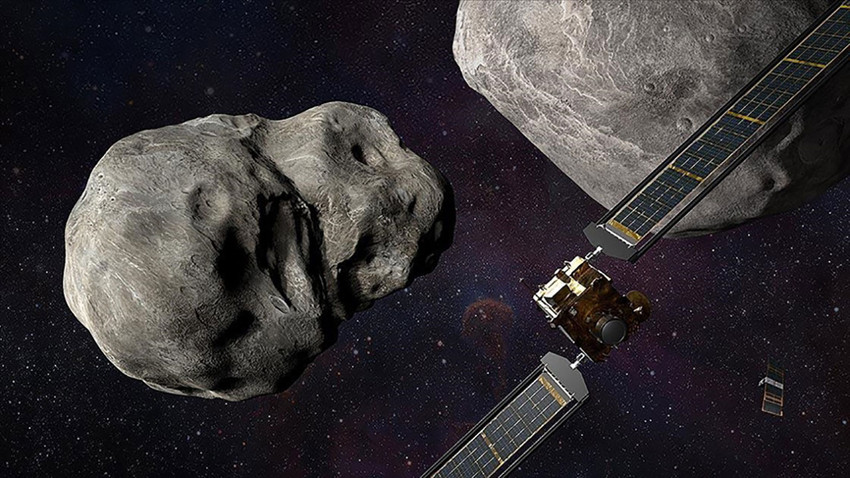 NASA'nın DART uzay aracının çarptığı Dimorphos asteroidinde parlayan bir kuyruk oluştu