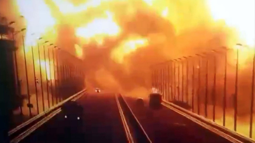 Rusya'da Kerç Köprüsü'ndeki patlamayla ilgili 8 kişi gözaltına alındı
