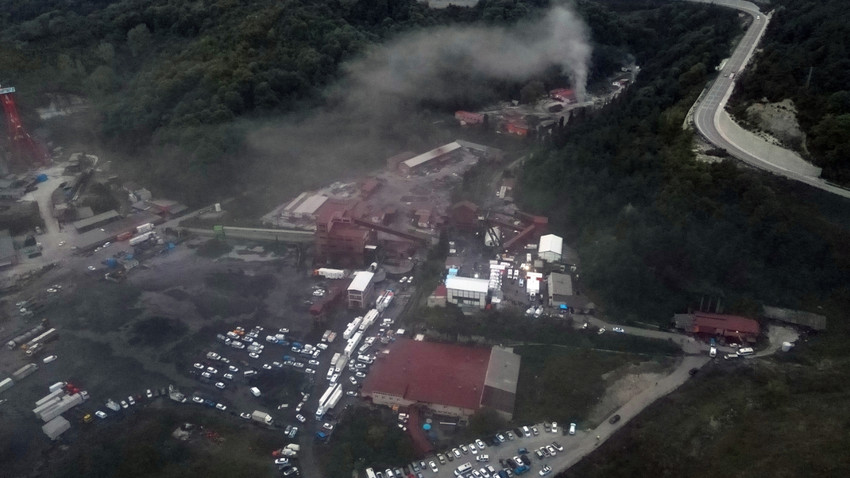 Amasra maden ocağındaki yangın kontrol altında