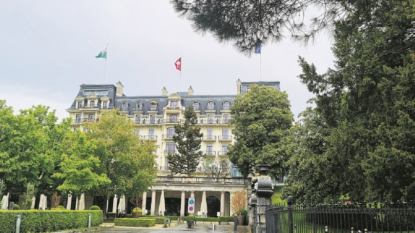Lozan Konferansı’nın yapıldığı ünlü Beau-Rivage oteli.