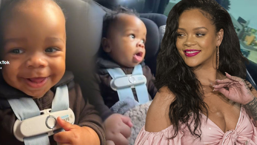 Rihanna yedi aylık oğlunu ilk kez paylaştı
