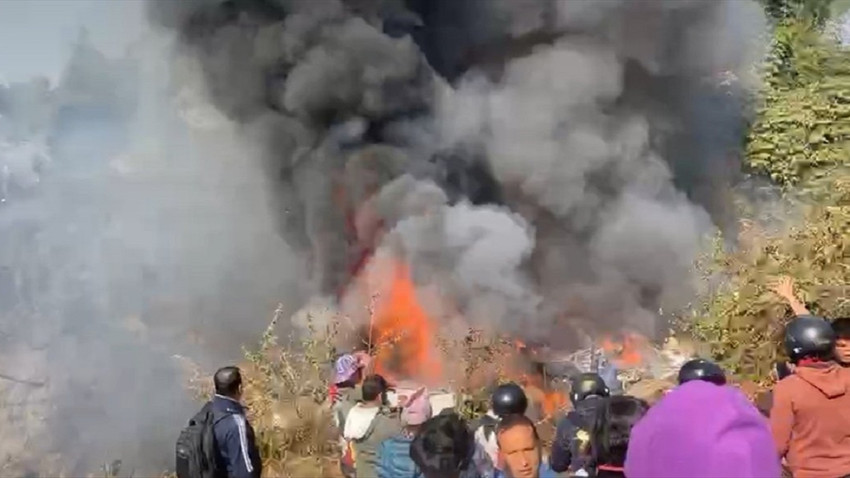 Nepal'de 72 kişiyi taşıyan ATR 72 tipi uçak düştü