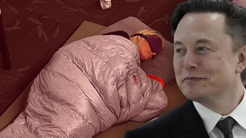Elon Musk ofiste uyuyan çalışanı Twitter'da üst kadroya atadı
