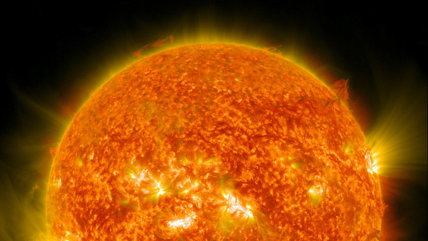 Laboratuvarda Güneş patlaması simülasyonu