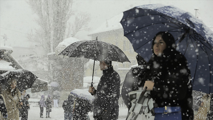 Meteorolojiden 14 şehir için kuvvetli kar uyarısı