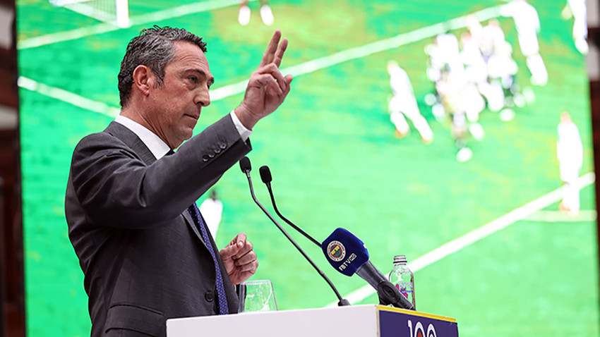 Fenerbahçe Başkanı Ali Koç: Önümüzde 2 yol var