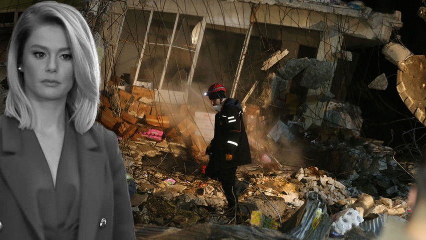 Burcu Biricik'in amcası enkaz altında kaldı