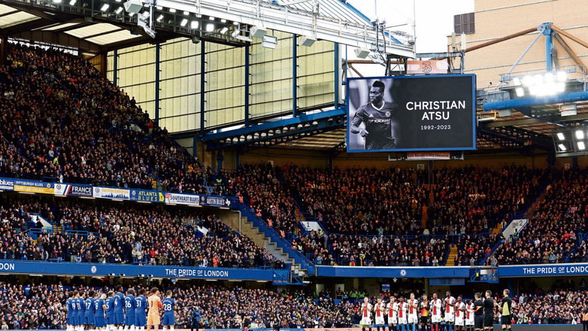 Atsu, Chelsea- Southampton maçı öncesinde de anıldı (Fotoğraf: Getty Images)