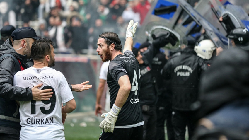 Bursaspor-Amedspor maçı sonrası 7 kişi gözaltına alındı