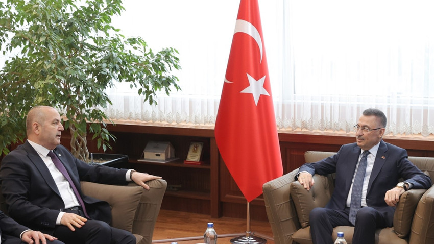 Cumhurbaşkanı Yardımcısı Oktay Anavatan Partisi Genel Başkanı Çelebi ile görüştü