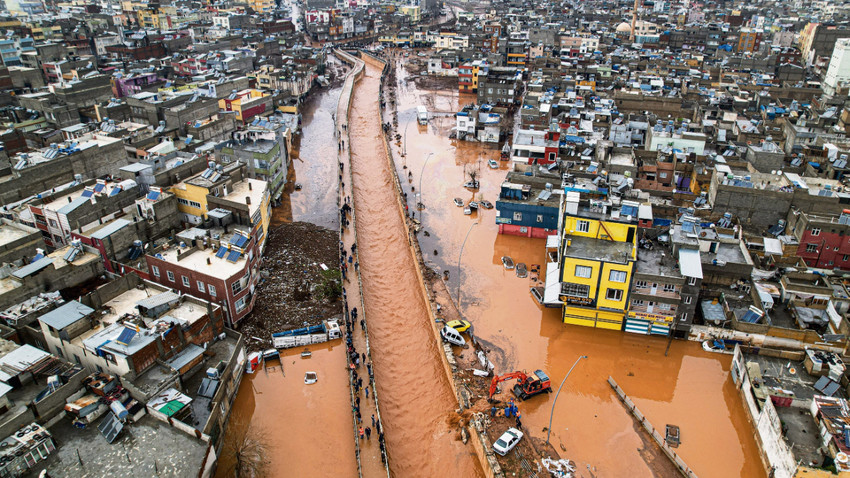Şanlıurfa ve Adıyaman’ı vuran sel felaketinde en az 20 kişi hayatını kaybetti. (Fotoğraf: Uğur Yıldırım/Getty Images)