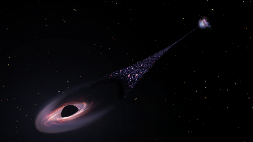 NASA 20 milyon güneş ağırlığında bir kara delik keşfetti