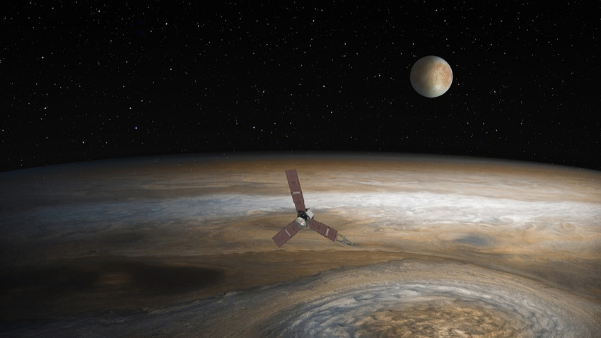 Jüpiter'in buzlu uydularında yaşam arama görevi başlıyor