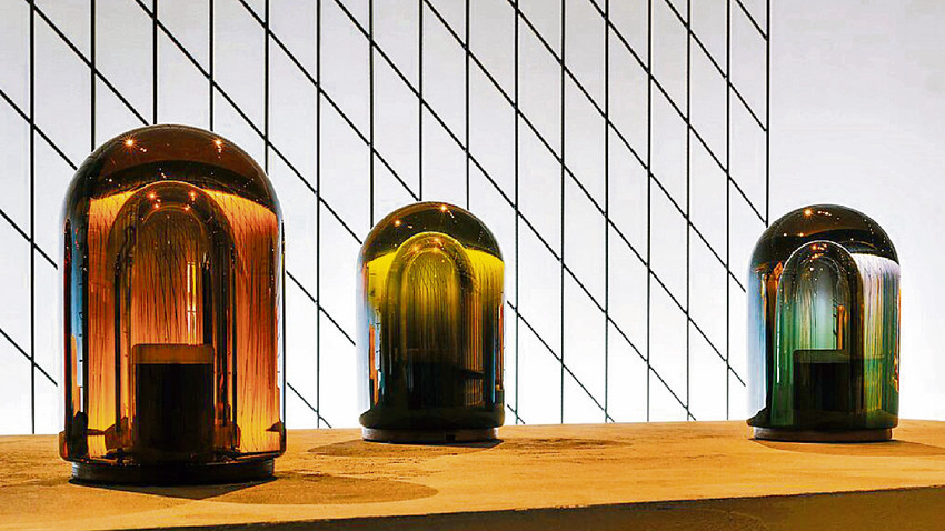 Finli tasarımcı Harri Koskinen’in Hermès için tasarladığı Suffle masa lambası