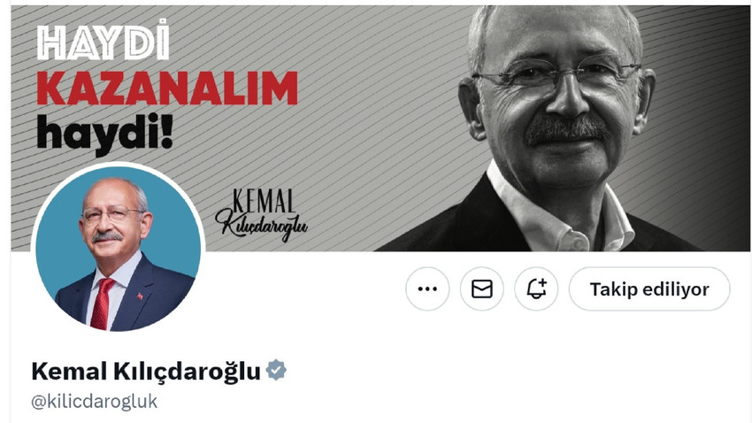 Kemal Kılıçdaroğlu'nun Twitter hesabına "gri rozet" verildi