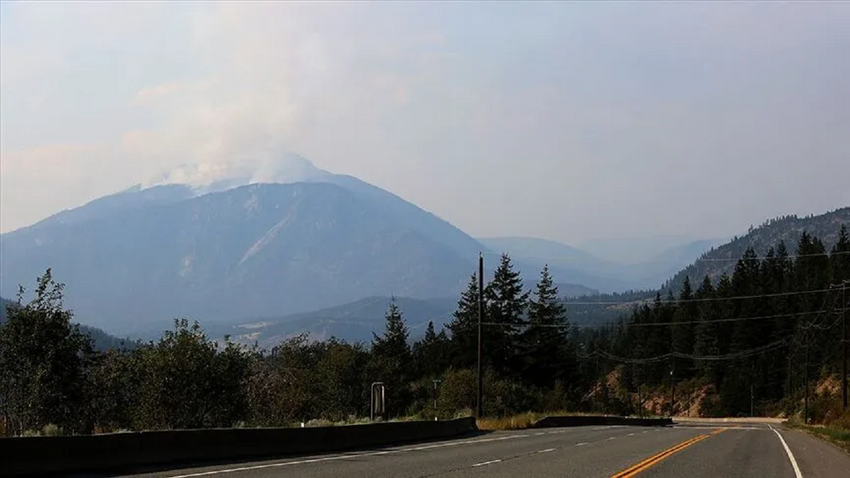 Fotoğraf: Kanada'da bir orman yangını - Arşiv