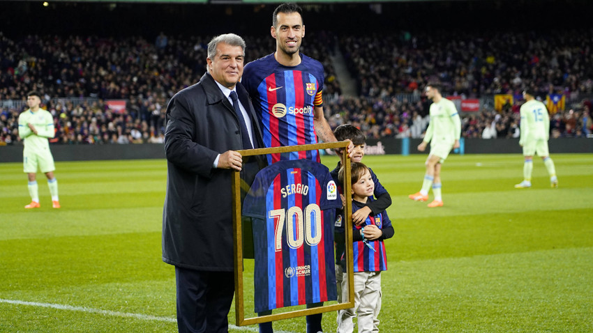 Fotoğraf: Sergio Busquets'in Barcelona'daki 700. maçı - 22 Ocak 2023