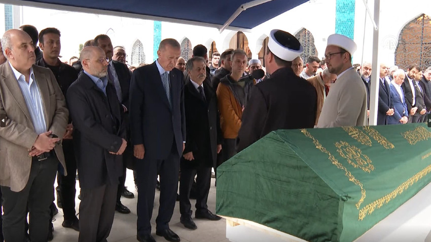 Cumhurbaşkanı Erdoğan, gazeteci yazar Engin Ardıç'ın cenaze törenine katıldı