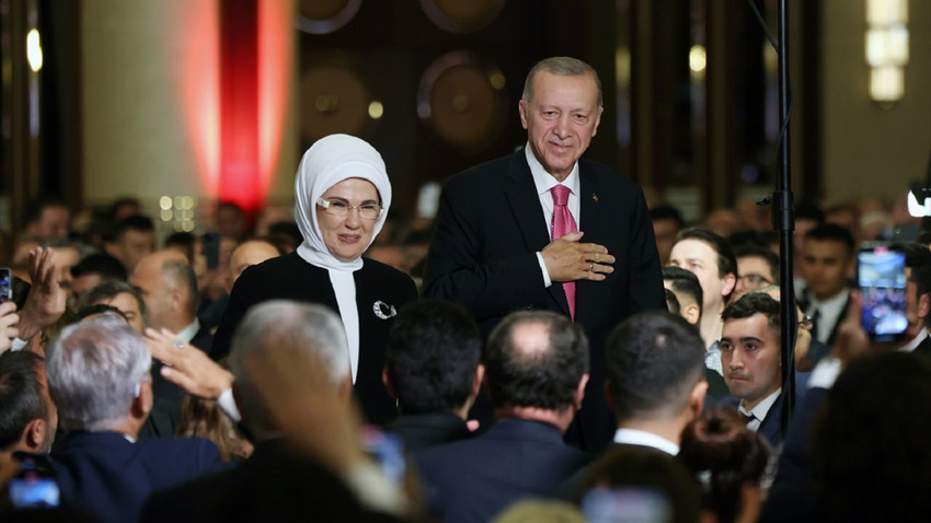 Erdoğan için Beştepe'de tören: Demokrasimizi sivil anayasa ile güçlendireceğiz