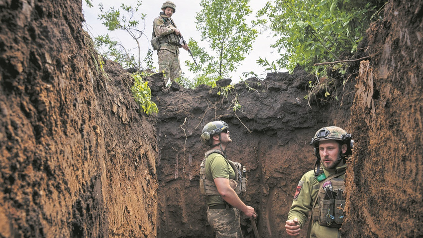 Doğu Ukrayna’daki Kostyantynivka yakınları.  (Fotoğraf: Tyler Hicks/The New York Times)