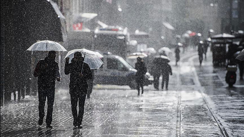 Meteorolojiden uyarı: Kuvvetli yağışlara dikkat