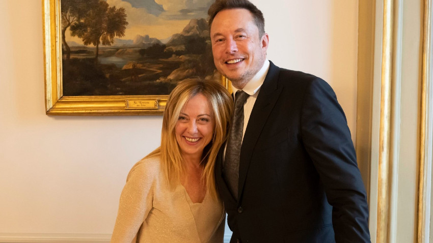 İtalya Başbakanı Meloni Elon Musk ile Roma'da görüştü