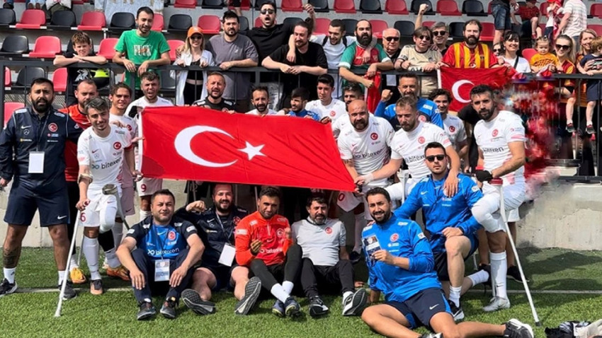 Ampute Futbol Milli Takımı Uluslar A Ligi'nde ikinci maçında İspanya'yı 4-0 yendi