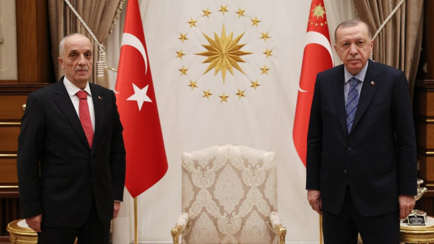 Asgari ücreti görüşmek üzere Cumhurbaşkanı Erdoğan ile Türk-İş Başkanı Ergün Atalay bir araya geliyor