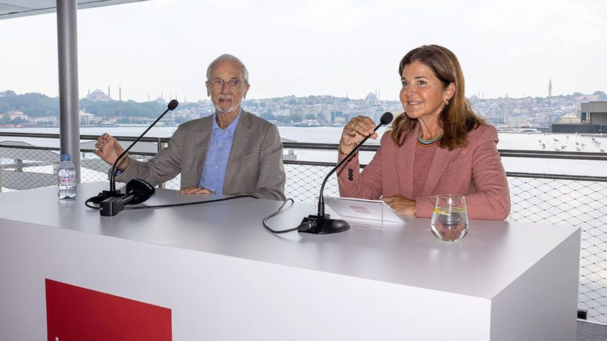 İstanbul Modern yeni müze binasının mimarı Renzo Piano’yu ağırladı