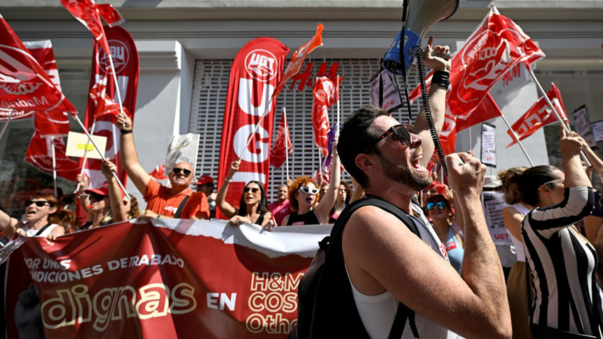 H&M İspanya'da çalışanlar greve gitti